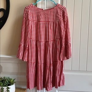 Gingham print dress